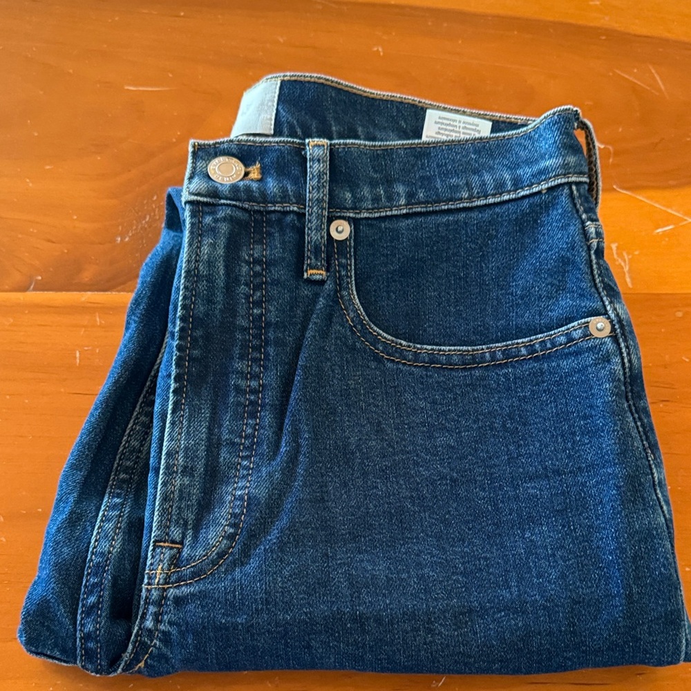 Everlane Dark Blue Straight Leg Jeans